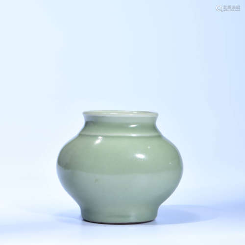 A Celadon Glazed Jar