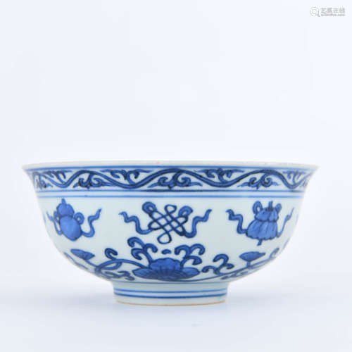 A Blue and White Bowl