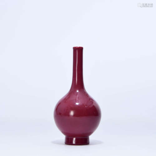 A Rare Pink Glazed Vase