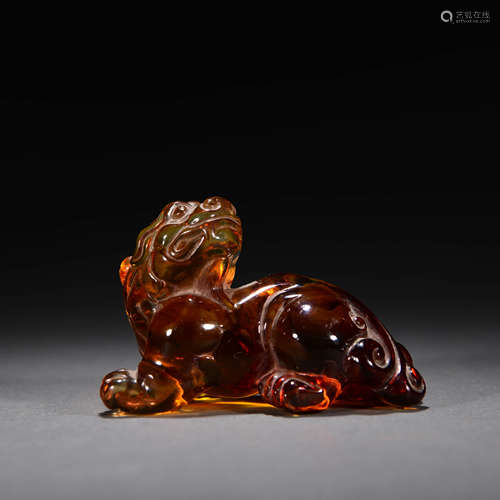 An Amber Beast Ornament