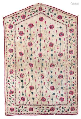 AN INDIAN TEXTILE PANEL, 18TH CENTURY