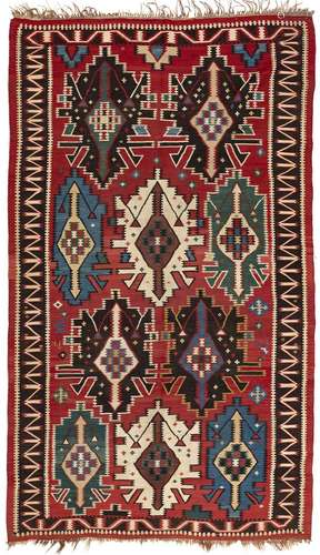 A CHIRWAN KILIM, CA. 1880