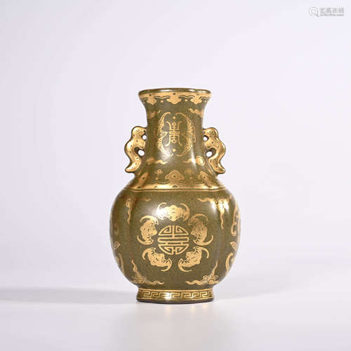 A Teadust Glazed Vase