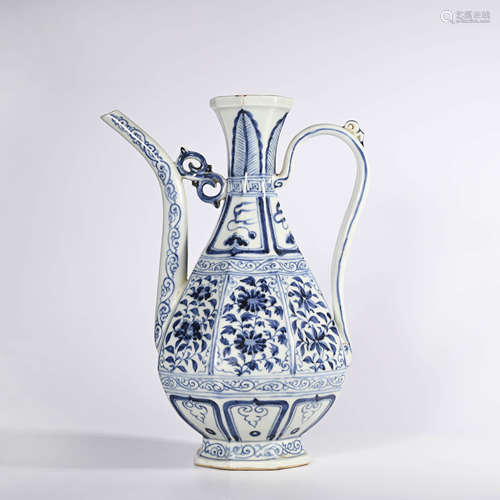 A Blue and White Teapot