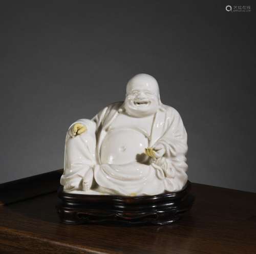Budaï中国，德化，清代，约17°-18°世纪单色瓷器