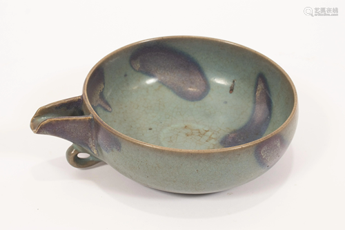 CHINESE JUN-WARE BOWL, H 2.25