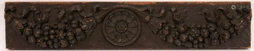 CARVED OAK ARCHITECTURAL PANEL, H 7