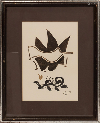 GEORGES BRAQUE (FRENCH, 1882–1963) LITHOGRAPH ON WOVE