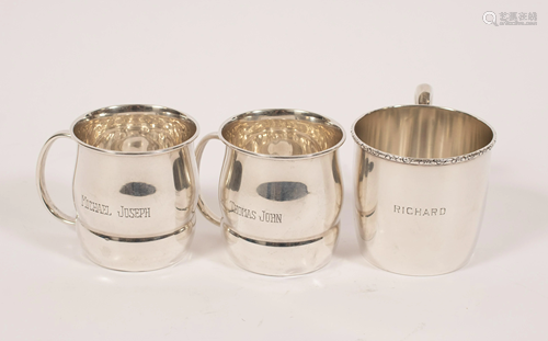 STERLING VINTAGE BABY CUPS 5.8TO