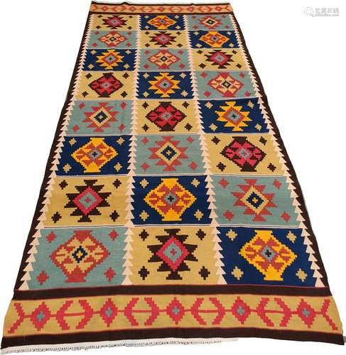 Grand tapis Kilim-Afghanistan.