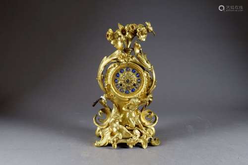 Larzet à Paris (horloger actif vers 1850, rue Royale Saint-Honoré).