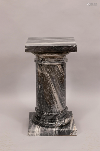 MARBLE PEDESTAL H 27