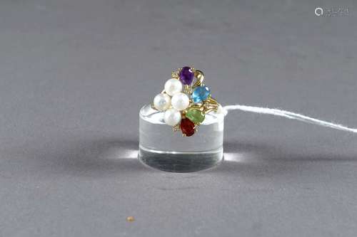 Bague de Dame Tutti Frutti.