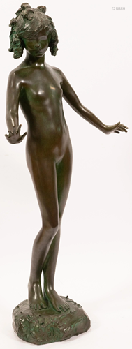 BESSIE POTTER VONNOH (AMER, 1872-55), BRONZE FOUNTAI…