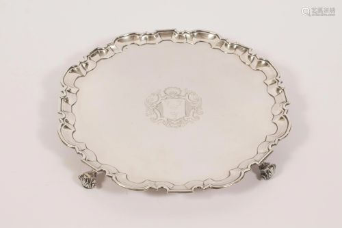 ROBERT ABERCROMBY, GEORGE II STERLING SILVER LARGE