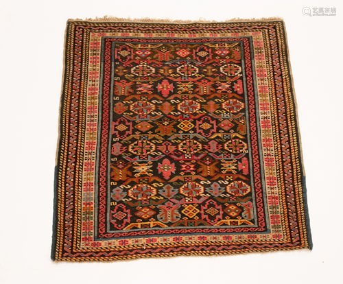 HAND WOVEN CAUCASIAN MAT C 1900 W 31