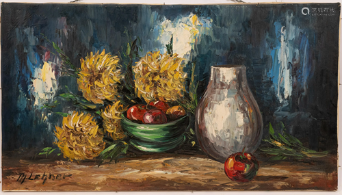 MARTIN LEHNERT, 1919 - 12, OIL ON CANVAS, H 20