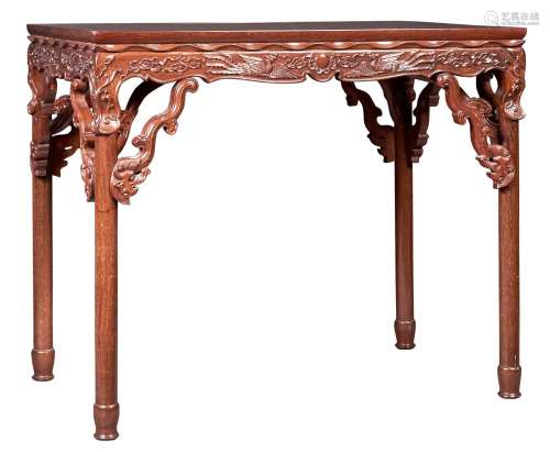 A Chinese Hardwood Table