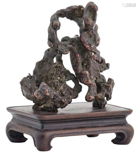 A Chinese Bronze Scholar's Rock