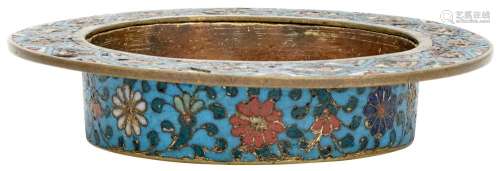A Chinese Cloisonné Enamel Stand