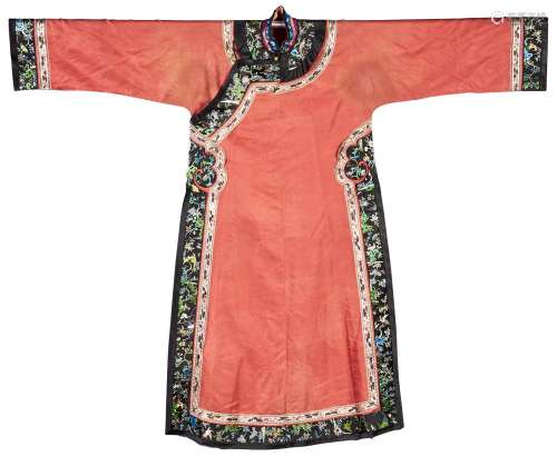 Two Chinese Silk Ladies Robes