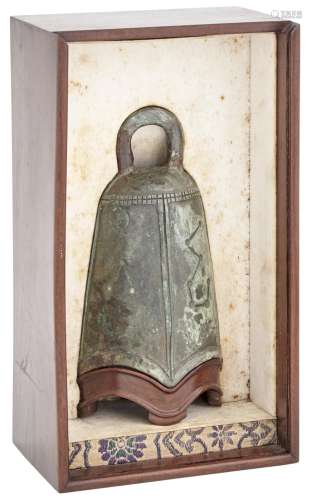 A Chinese Bronze Ritual Bell, Zhong