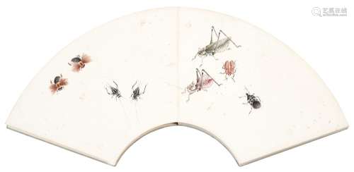 A Chinese Painting Album Depicting Insects