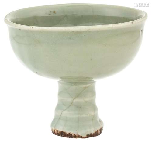 A Chinese Longquan Celadon Stembowl