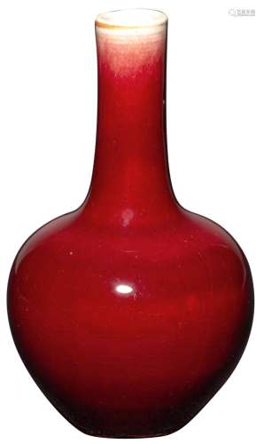 A Chinese Oxblood Porcelain Vase