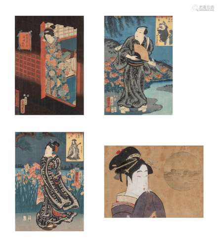 Four Utagawa School Prints