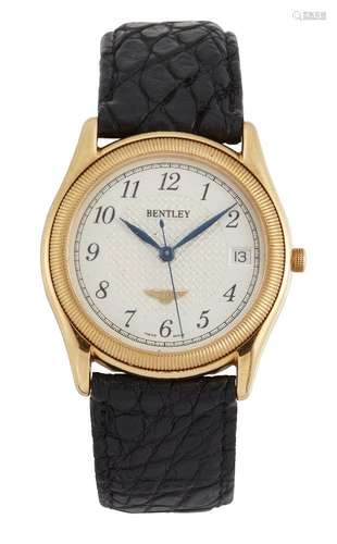 A Swiss 18ct gold, Limited Edition of 50,'3 Litre' automatic wristwatch, by Bentley, the circular