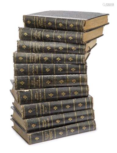 DICKENS, (C.), TEN VOLUMES OF WORK, to include J. FORSTER, THE LIFE OF CHARLES DICKENS, 10 Vols.,