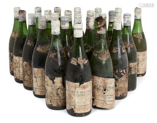 Twenty-four bottles of Puligny Montrachet Premier Cru white wine, Ropiteau Freres, 1969 (24)Please