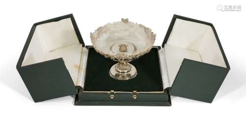 A commemorative silver tazza for the royal wedding of The Prince of Wales and Lady Diana Spencer, by
