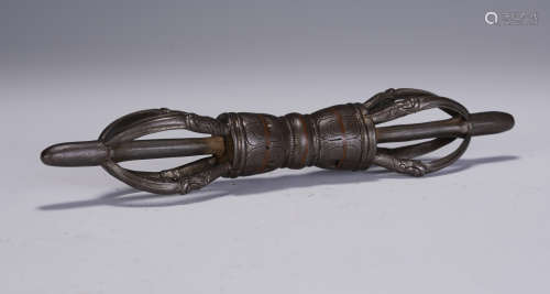 TIBETAN BRONZE BUDDHIST UTENSILS