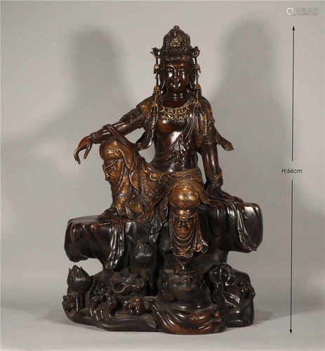 Bronze Seated Shakyamuni Yongle Style