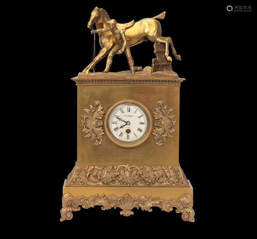 Bronze Gilt Clock 18th Century Style