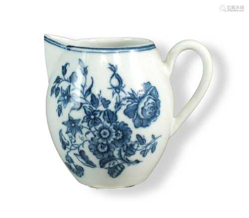 Caughley 'Three Flowers and Butterfly' robin's beak jug