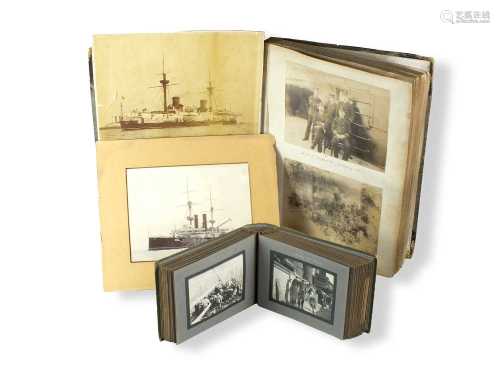 Two photograph albums, compiled by Engineer Lieutenant Herbe...