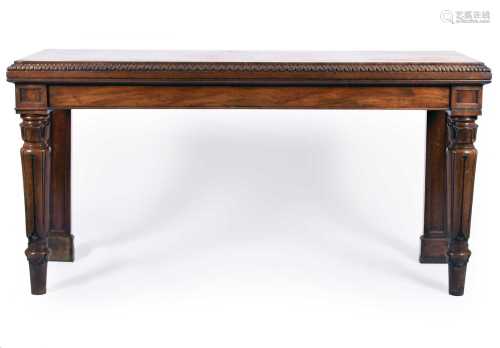 A William IV mahogany serving table