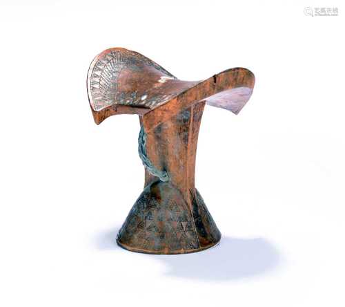 An African, probably Ethiopian, carved headrest