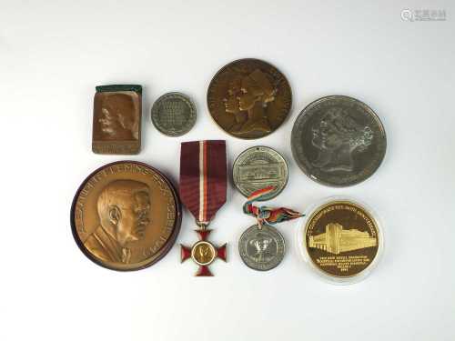 A collection of medallions