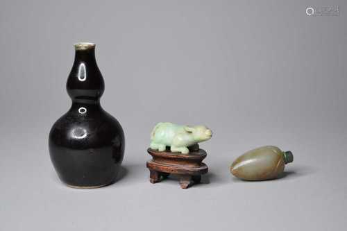 An assembled group of Chinese scholar's objects