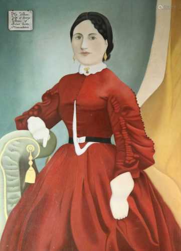 Portrait of Mrs Margaret Williams (1826-1902) of Pencoed Cas...