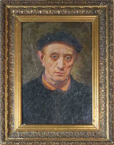 Vasili Ivanovich Shukhaev (Russian 1887-1973), Portrait Man ...