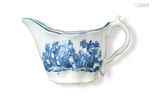 Caughley 'Mother and Child' Chelsea ewer, circa 1785-90