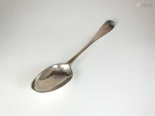A mid 18th century Scottish silver spoon