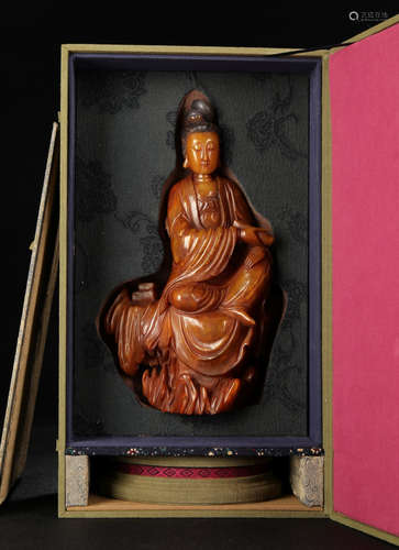 TIANHUANG STONE GUANYIN BUDDHA STATUE