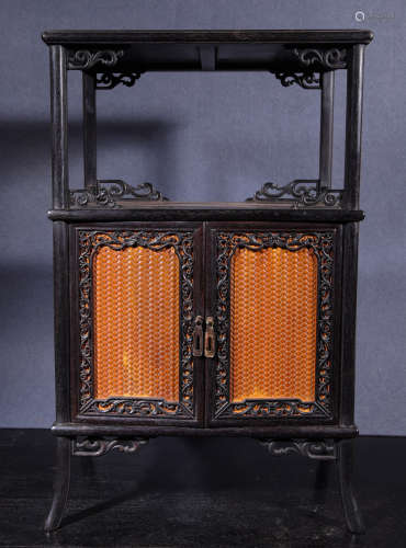 CHINA QING DYNASTY ROSEWOOD CABINET