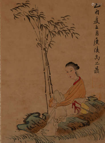 CHINESE PAINTING AND CALLIGRAPHY, FIGURE